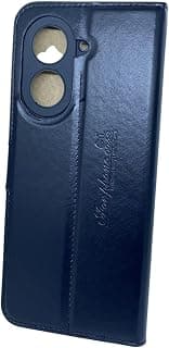 Case Compatible with Xiaomi Redmi A5 Wish and Dahr Leather Flip Case Cover New Design Premium Quality Material By Amarah Store - Black