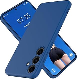 Case for Samsung Galaxy A37 5G Soft Silicone Slim TPU Back Cover with Matte Finish Shockproof Anti-Fingerprint (Blue)