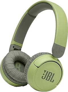 سماعة JBLJR310BTGRN على الأذن رأس لاسلكية من جي بي ال، Jr310BT، شحن سريع، اخضر