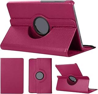 Case for Galaxy Tab A9 8.7 Inch 2023 Model (SM-X110/X115/X117),Leather Case and Foldable Stand Cover Ultra-Thin and Lightweight Case Cover Coque Case for Galaxy Tab A9 (Pink)
