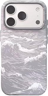 Ecosystem Case For iPhone 17 Pro Max, Aramid Fiber Woven Cover Compatible with Magnetic Wireless charger,1500D Fiber Textures, Slim Fit,Luminous effect, Exceptional Cover 17 Pro Max (Wave Silver)