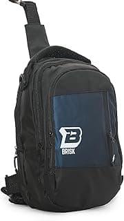 CRS002 - Crossbody Sling Bag – Waterproof Shoulder Backpack, Lightweight Chest Daypack, Fits 9.7" iPad – Multi-Use for Travel, Daily, and Outdoor
