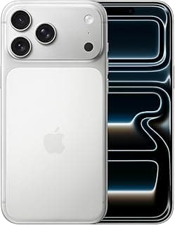 ابل آيفون 17 Pro Max (256 جيجابايت) - فضي مع خاصية Face ID | مدفوع الضريبة | ضمان رسمي لمدة سنتين