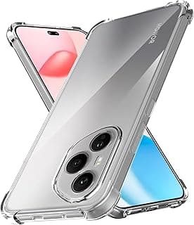 Case Compatible with Honor 400 Pro Clear Case Four Corners Full Body Protection TPU Anti-Yellowing Clear Phone Cover - Clear