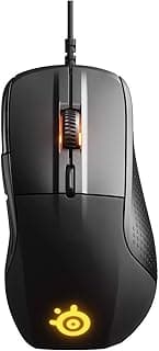 ماوس جيمنج Rival 710 - مستشعر بصري 16,000 CPI TrueMove3 - شاشة OLED - تنبيهات لمسية - إضاءة RGB، أسود
