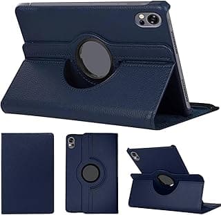 Protective Cover for Huawei Matepad 12X 2024 / MatePad Air 12 inch 2024, 360° Rotatable Smart Stand, Leather Folio Flip Cover with Multi-Angle Viewing, Auto Wake Sleep (Blue)