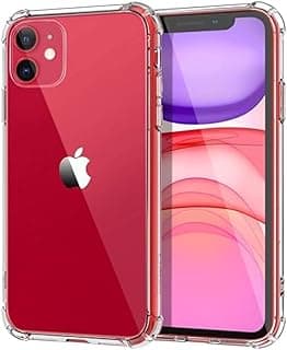 For apple iphone 12 / iphone 12 pro 6.1 inch case clear tpu bumper anti shock with round corners