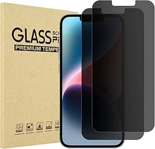 (عبوة من 2) واقي شاشة ProCase للخصوصية لهاتف iPhone 14 / iPhone 13 / iPhone 13 Pro، زجاج مقوى 9H مضاد للتجسس لهاتف iPhone 14 2022 / iPhone 13/13 Pro مقاس 6.1 بوصة، بدون فقاعات