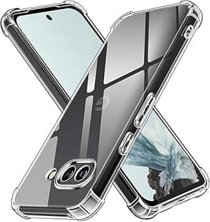 جراب متوافق مع Google Pixel 9A، جراب سيليكون شفاف مقاوم للصدمات مع حماية فائقة للكاميرا مصمم لـ Pixel 9A