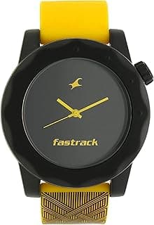 ساعة يد انالوج للرجال من Fastrack بمينا أسود - NG38022PP06W / NG38022PP06W
