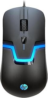 Hp wired rgb gaming mouse high performance mouse with optical sensor, 3 buttons, 7 color led for computer notebook laptop office pc home