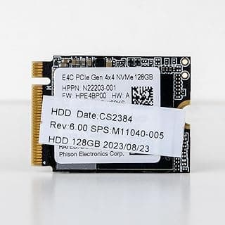 بطاقة ذاكرة فايسون SSD 128GB مع منفذ ملحقات اضافي سريع 4.0 وذاكرة مستديمة 2230 الجيل الرابع للألعاب M.2 ومتوافقة مع اللاب توب والكمبيوتر المكتبي من امباورد بي سي