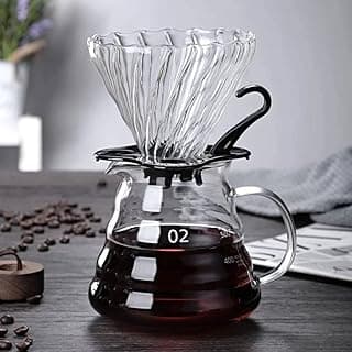 V60 Coffee Dripper and Server Set, دريبر وسيرفر مقاس 02