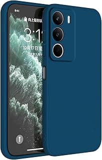 جراب لـ Realme C71 (6.67 بوصة)، سيليكون TPU، حماية كاملة - أزرق ياقوتي