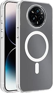 جراب لهاتف Realme 14 Pro+ Plus 5G شفاف كريستالي (غير متوافق مع MagSafe) سيليكون TPU ناعم ومرن مضاد للخدش