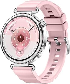 18mm Silicone Strap Compatible with Huawei Watch GT 6 41mm/GT 5 Pro 42 mm/GT5 41mm/GT4 41 mm/Huawei Watch 5 42mm, 18 mm Silicone Sport Replacement Band for Venu 2S/3S/Vivomove 3S/4S