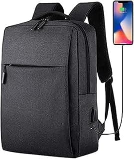 Unisex Laptop Backpack (Black)