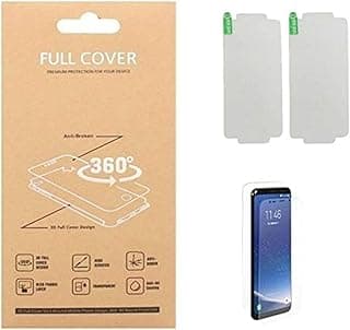 شاشة جيلاتين لسامسونج Galaxy M11 - حامي شاشة مرن أمامي وخلفي بحماية كاملة، شفاف
