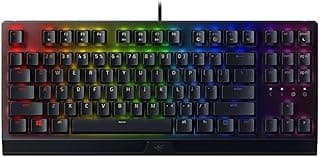 كيبورد ريزر يو اس بي بلاك ويدو V3 مع إضاءة RGB ومفاتيح قابلة للبرمجة، أسود، متوافق مع الكمبيوتر واللابتوب، باللغة الإنجليزية