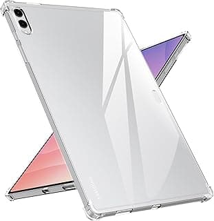 Clear Case for Samsung Galaxy Tab S11 Ultra 14.6,Advanced Airbag Drop Protection,Flexible Silicone TPU Shockproof Anti-Scratch,Slim-Fit Case Samsung Tab S11 Ultra 14.6 Tablet Cover, Clear