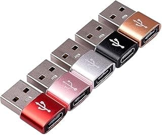 محول من النوع C إلى USB 3.0 OTG، موزع USB من النوع C، موصل تحويل الشحن السريع متوافق مع MacBook Pro، Google Chromebook، Nintendo Switch والمزيد من الأجهزة ذات منفذ Type C (قد يختلف اللون)