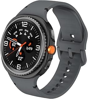 Bands Compatible with Samsung Galaxy Watch 8 40mm / 44mm / 8 Classic 46mm, Soft Breathable Sport Silicone Replacement Band Strap for Galaxy Watch 8 2025 Women Men