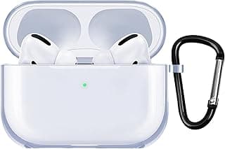 for AirPods Pro 3 Case, Wireless Charging Lightweight Anti-Scratch Slim Shockproof Waterproof Dustproof Anti-lost Soft Protective Cover for AirPods Pro Clear