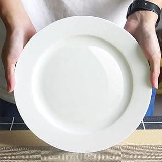 Generic White Porcelain Dinner Plate, Round, 20 cm, Oven and Microwave Safe, for Rice, Salads, Desserts, .ar