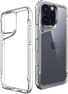 Dl3 Mobilak for iPhone 16 Pro Max 6.9-Inch Case Transparent, Heavy Duty Durable 3-Layer [Not Yellowing][Military Grade Drop Protection] Shockproof/DropProof Protective Cover - Clear