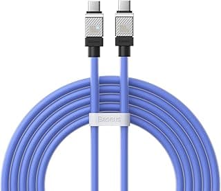 كابل شحن سريع سلسلة CoolPlay نوع Type-C إلى Type-C (100W - 2 متر) - أزرق