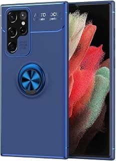Samsung Galaxy S22 Ultra 2022 Protective Case Cover Slim Case with Stand for Samsung S22 Ultra 5G 6.8" (Blue)