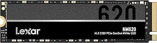 هارد NM620 512GB SSD، M.2 2280 PCIe الجيل 3×4 NVMe 1.4 SSD داخلي، قراءة حتى 3500 ميجابايت/ثانية، كتابة 2400 ميجابايت/ثانية، فلاش ناند ثلاثي الابعاد لمحبي الكمبيوتر والالعاب (LNM620X512G-RNNNG)