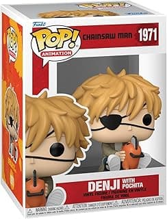 Pop! Animation: Chainsaw Man - Denji & Pochita - Collectable Vinyl Figure - Gift Idea - Official Merchandise - Toys for Kids & Adults - Anime Fans - Model Figure for Collectors and Display