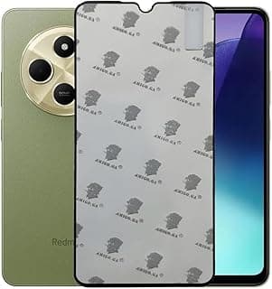 Amigoo Tempered Glass Screen Protector for Xiaomi Poco C75 4G/14C/14R Screen (6.88 Inshes) Anti-Static Protection, Anti-Fingerprint, 360-Degree Shape Bending