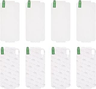 Gelatin 3D Front And Back Full Cover Screen Protection With Anti Scratch Layer And High Transparency For Samsung Galaxy M10 6.22" 0.2 MM Set Of 4 Pieces - Clear
