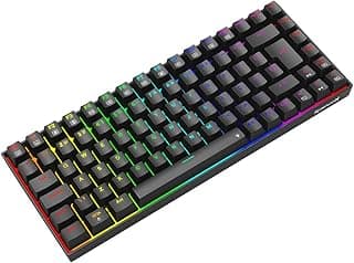 كيبورد جيمنج ميكانيكي Phantom RGB أسود 75% سويتش بني K629-RGB (PT-BROWN)