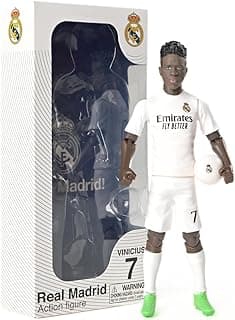 Sockers -VINÍCIUS JÚNIOR - Real Madrid player - Action figure 20 cm - articulated toy - Football fans - Gift for children Football-