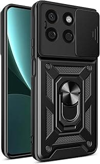 Case Cover Shock resistant Sliding CamShield TPU + PC Compatible with Honor X6B (black)
