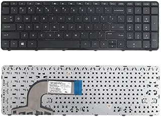 Replacement Keyboard with Frame Compatible for HP Pavilion 15-d 15-f 15-g 15-r 15-e 15-f387wm 15-d035dx 15-f233wm 15-f272wm 15-ay012dx 15-f010wm 15-n290nr 15-e 15-f222wm 15-f271wm US Layout