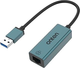 محول ONTEN 5225 USB HUB إلى ايثرنت جيجابت للشبكات 10/100/1000M