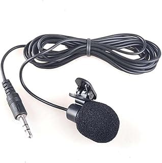 microphone Mini 3.5Mm Hands Free Lavalier Lapel Wired Clip For Computer Smartphone