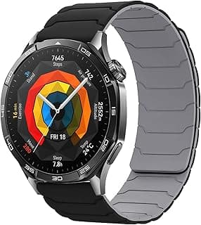 استراب سيليكون مغناطيسي 22 مم لشاومي Redmi Watch 5، سامسونج جالاكسي، هواوي، وامازفيت