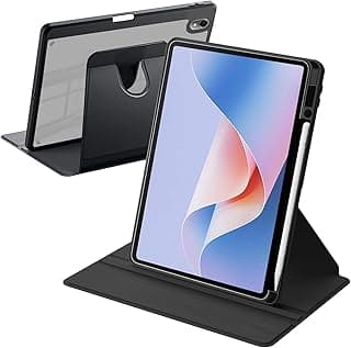 Slim Smart Cover For Huawei MatePad 11.5 S Case (2024) – Shockproof Protective Cover with Pencil Holder & Magnetic Stand, Auto Sleep/Wake, Full-Body Protection with Transparent Back, Black
