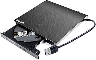 كاتب سي دي في دي خارجي محمولUSB 3.0 ، لاجهزة لاب توب ديل للالعاب انسبيرون 15 7000 3000 5000 G7 G3 G5 15 17 3590 7590 7790 5590 2019 ، CD-RW 8X DVD+-R/RW DL DVD-RAM DVD-RW، محرك اقراص ضوئية
