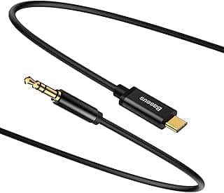 Yiven Type-C male To 3.5 male Audio Cable M01 Black