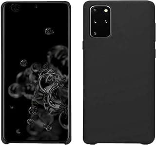For Samsung Galaxy S20 Back Cover Silicone Case - Black