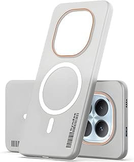 Case Back Cover for Xiaomi Redmi Note 15 5G/4G/Poco M8 5G, Sleek Frosted Translucent Back Only Compatible with Wireless Magnetic Accessories | Anti-Scratch Shockproof Phone Case (Clear)