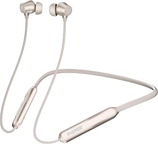 سماعة رقبة لاسلكية بلوتوث مغناطيسية TG-340، سماعات رياضية مع خاصية عزل الضوضاء ANC و ENC (أبيض)