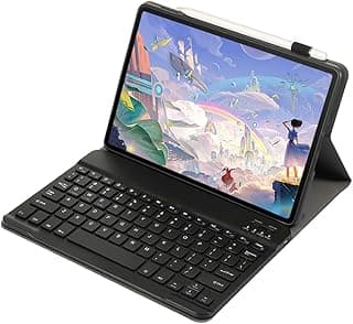 كيبورد كاستوديا لـ هواوي MatePad 11.5 S مقاس 11.5 بوصة، غطاء كيبورد لاسلكي مغناطيسي قابل للفصل QWERTY لـ هواوي MatePad 11.5S 2024 (أسود)