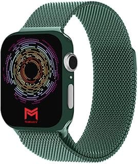 مارجون حزام ستانلس ستيل لساعة ابل ميلانيز لوب بديل لساعة iWatch سيريس 8/7/SE/6/5/4/3/2/1